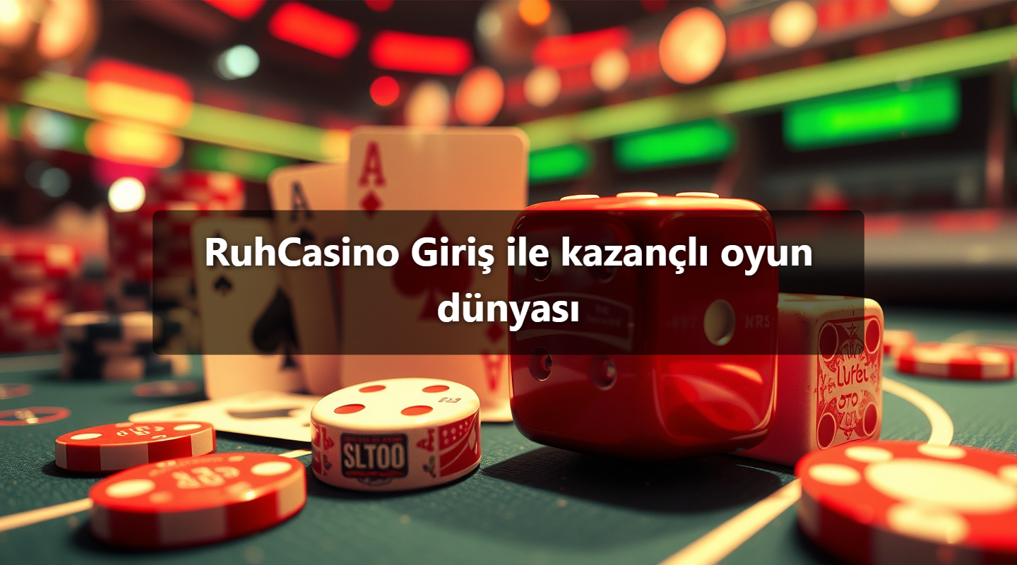 RuhCasino Giriş ile kazançlı oyun dünyası